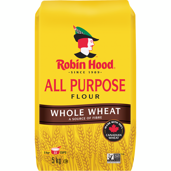 Robin Hood Whole Wheat All Purpose Flour 5 kg, $0.24/100g