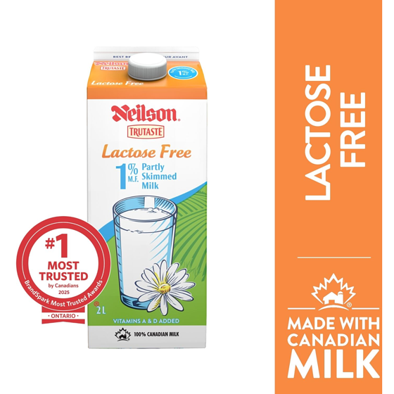 Neilson 1% Lactose Free Milk 2 l, $0.38/100ml