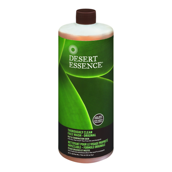 Desert Essence Recharge de nettoyant en profondeur pour le visage original 946 ml, 2,43 $/100ml