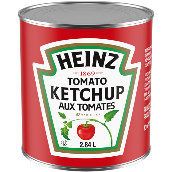 Heinz Tomato Ketchup 2.84 l, $0.51/100ml