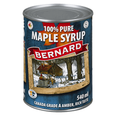 Bernard Maple Syrup, Light 540 ml, $2.04/100ml
