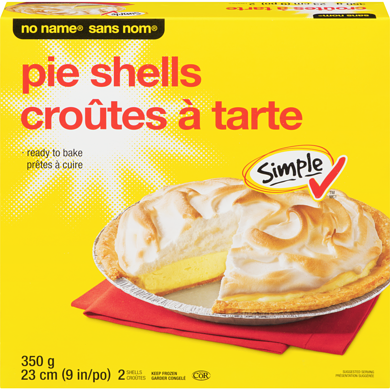 No Name Pie Shells 350 g, $1.43/100g