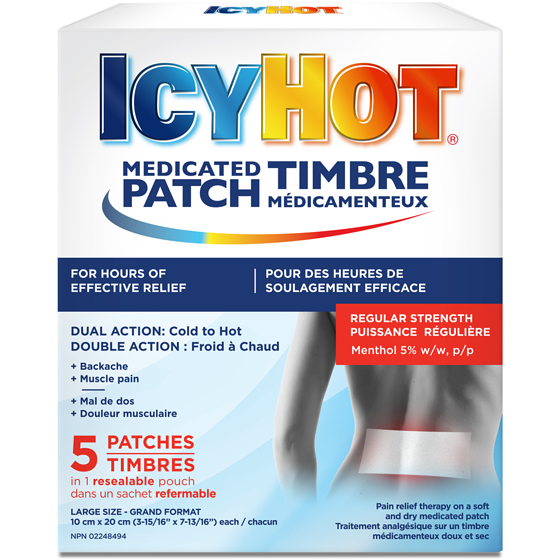 Icy Hot Timbre analgésique, menthol à 5% 1 ea, 3,20 $/1ch