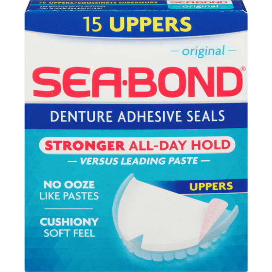 Sea Bond Denture Seals Upper 15 ea, $0.57/1ea