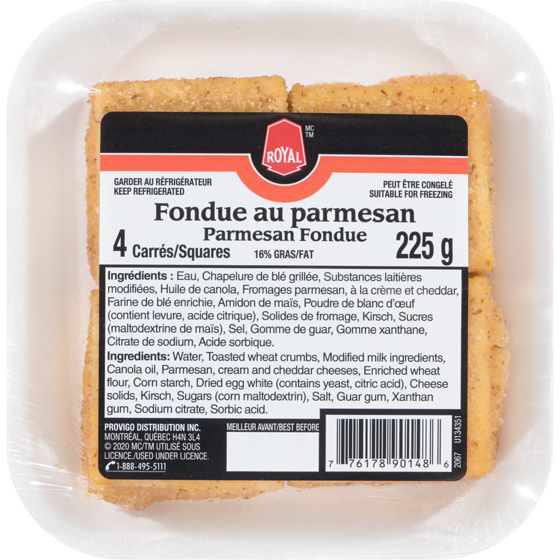 Royal Parmesan Fondue 225 g, $2.22/100g