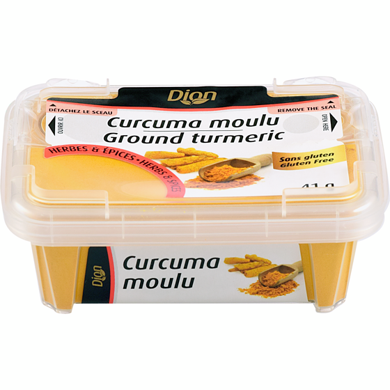 Dion Curcuma moulu 41 g, 7,32 $/100g