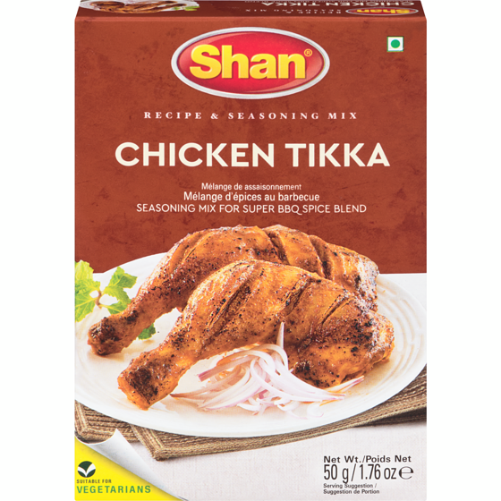 Shan Chicken Tikka BBQ Spice Mix 50 g, $3.98/100g