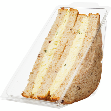 null Egg Salad Sandwich on Multigrain 145 g, $4.14/100g
