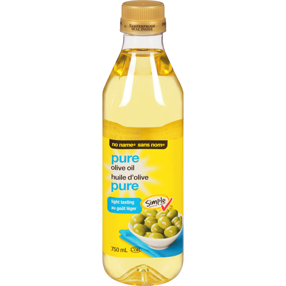 Sans Nom Huile d'olive pure au goût léger 750 ml, 1,07 $/100ml