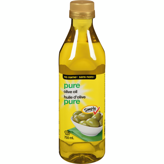 No Name Pure Olive Oil 750 ml, $1.33/100ml