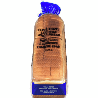 Weston Food Service Pain Sandwich Blanc Texas Toast 900 g, 0,48 $/100g