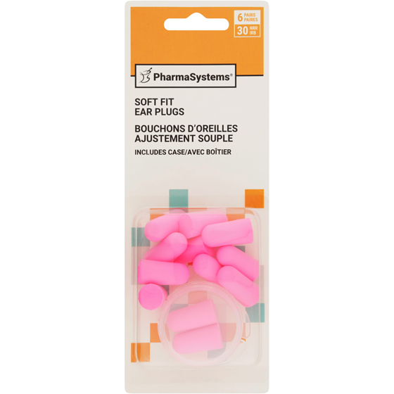 PharmaSystems uHear Tapered Soft Fit Ear Plugs 12 ea, $0.67/1ea