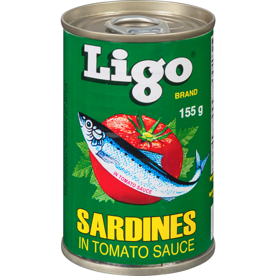 Ligo Sardines in Tomato Sauce, Regular 155 g, $0.96/100g