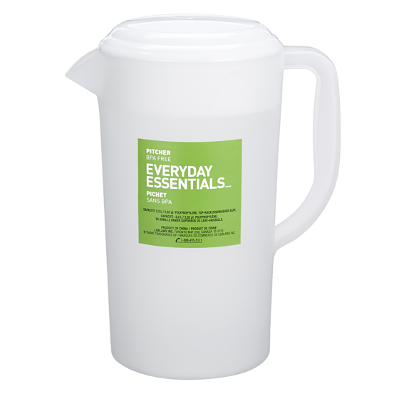 Everyday Essentials Pitcher, 2.2qt 1 ea, $5.00/1ea