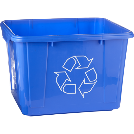 null Bac de recyclage bleu 1 ea, 10,00 $/1ch