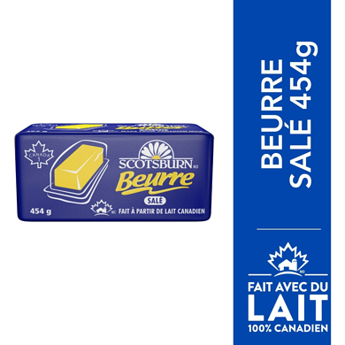 Scotsburn Beurre salé 454 g, 1,76 $/100g