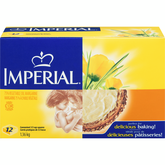 Imperial Margarine Quarters Value Size 1.36 kg, 0,88 $/100g