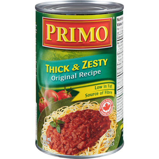 Primo Pasta Sauce, Thick & Zesty Original 680 ml, $0.29/100ml