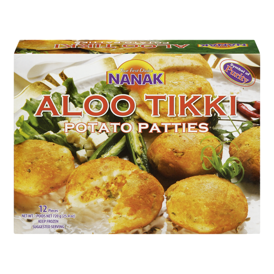 Nanak Aloo Tikki 720 g, 1,22 $/100g