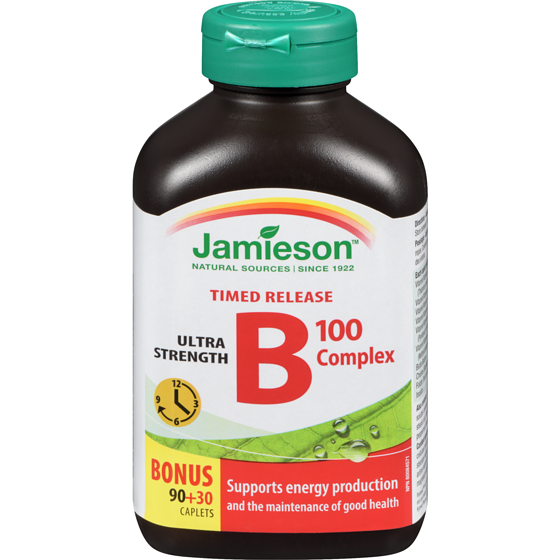 Jamieson B Complex Timed Release 100 mg 120 Count 120 ea, $0.20/1ea