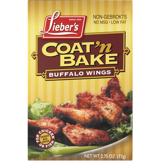 Lieber’s Ailes Coat-n-Bake, style Buffalo 77 g, 6,48 $/100g