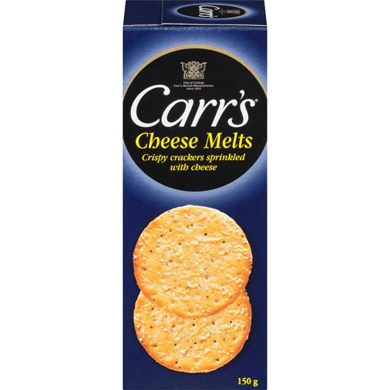 Carr's Cheese Melts 150 g, $2.33/100g