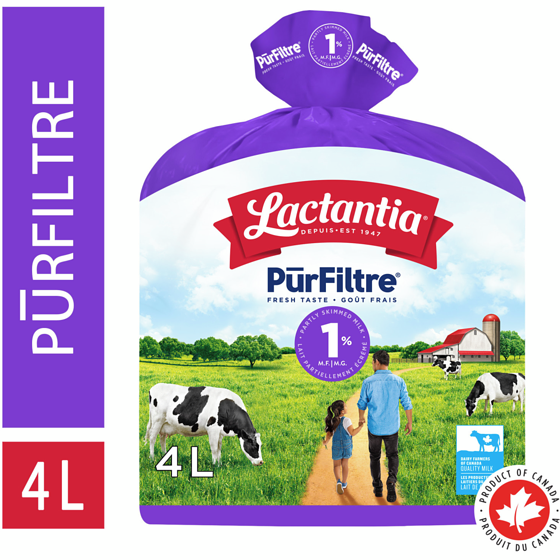 Purefilter Purfiltre Partially Skimmed Milk 1% 4 l, $0.26/100ml