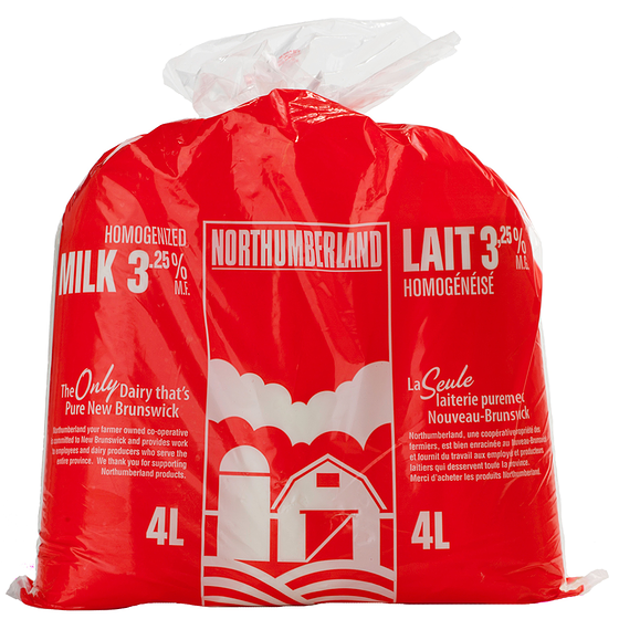 Northumberland Homogenized Milk 4 l, $0.22/100ml