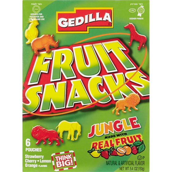 Gedilla Fruit Snack, Jungle 153 g, $4.24/100g