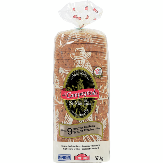 St Methode 9 Whole Grains Loaf  570 g, $0.96/100g