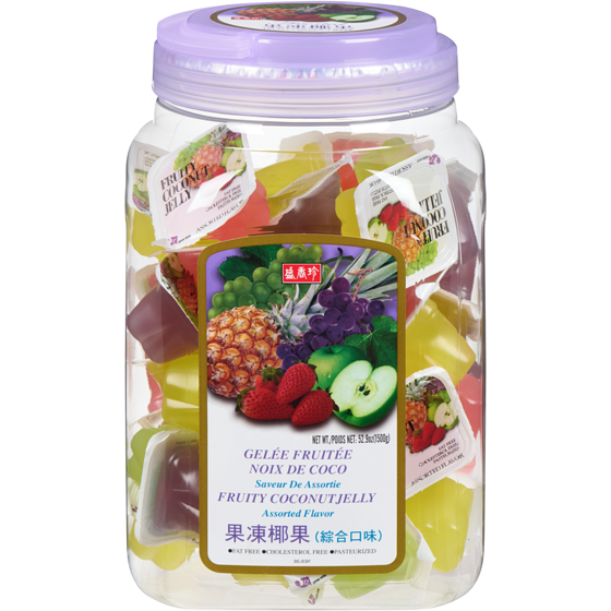 Sheng Hsiang Jen Fruity Coconut Jelly Assortment 1.5 kg, $0.86/100g