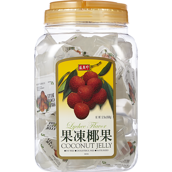 Sheng Hsiang Jen Fruit Jelly, Coconut Lychee 1.5 kg, $0.86/100g