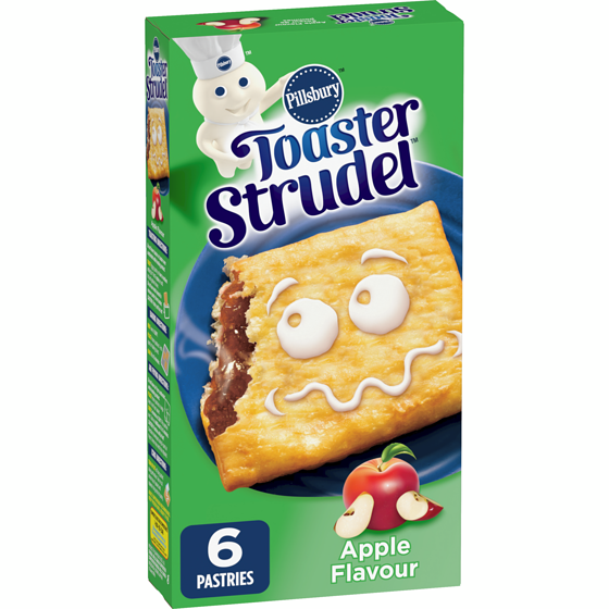Pillsbury Toaster Strudel Apple Pastries , 6 Pastries 326 g, $1.47/100g