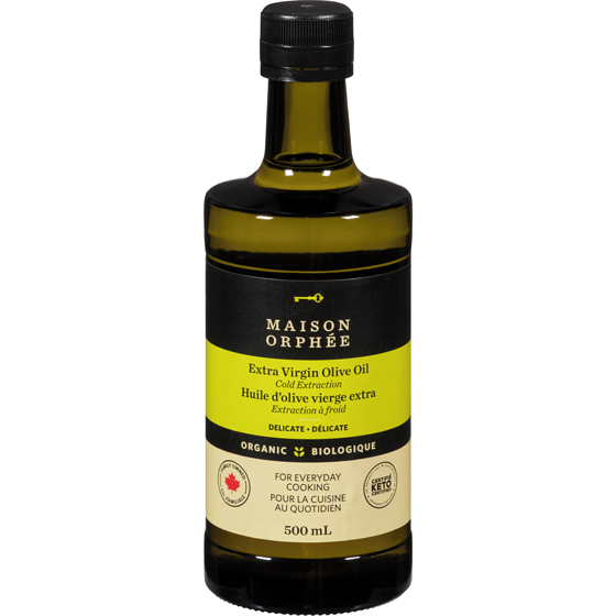Maison Orphée Huile d’olive extra-vierge biologique 500 ml, 3,60 $/100ml