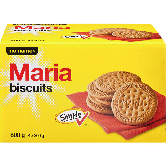 No Name Maria Biscuits 800 g, $0.69/100g