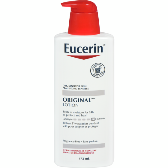 Eucerin Original Lotion Very Dry, Sensitive Skin 473 ml, $4.86/100ml