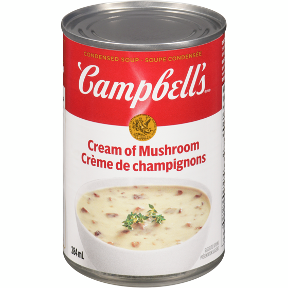 Campbell’s Crème de champignons condensée 284 ml, 0,88 $/100ml