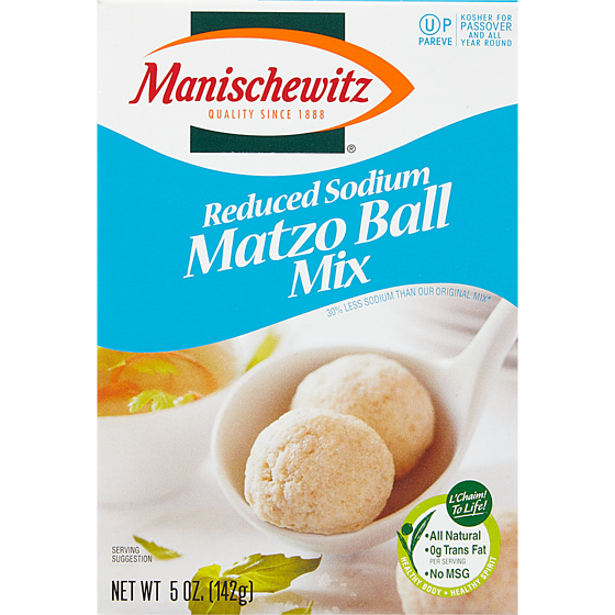 Manischewitz Kosher Reduced Sodium Matzo Ball & Soup Mix 140 g, $3.56/100g