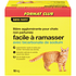 Litière agglomérante pour chat facile à ramasser avec bicarbonate de sodium, non parfumée