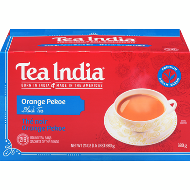 Tea India Thé orange pekoe 681 g, 1,40 $/100g