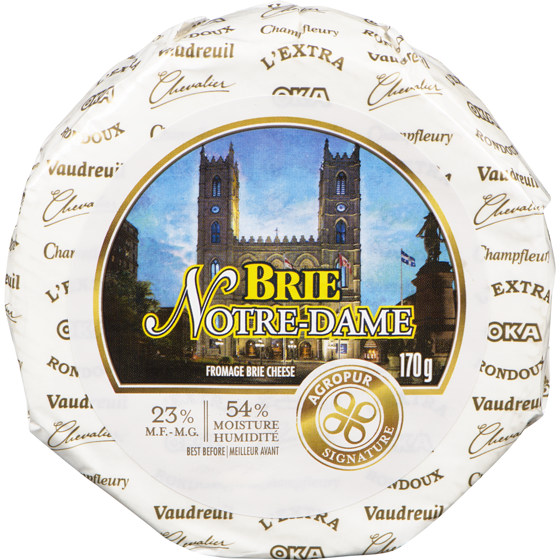 Agropur Signature Notre-Dame Brie Cheese 170 g, $5.58/100g