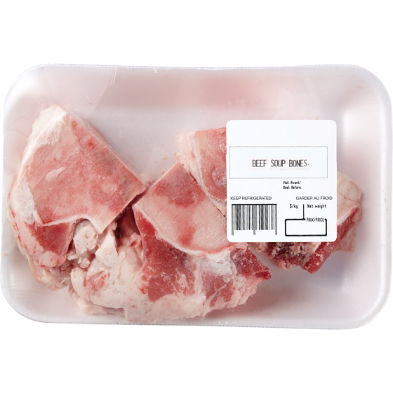 null Beef Marrow Soup Bones $8.36/1kg $3.79/1lb