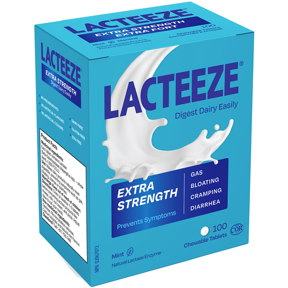 Lacteeze Extra Strength, Mint 100 ea, $0.24/1ea