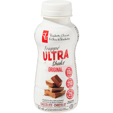 MÖDERE Chocolate Meal Replacement 460g President's Choice Chocolate Ultra Shake Meal Replacement