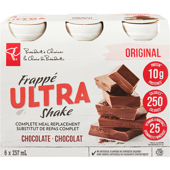 PC Chocolate Ultra Shake Meal Replacement PC.ca