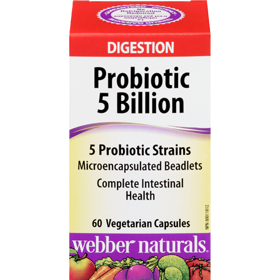 Webber Naturals Digestion Complete Probiotic, Multi Strain 60 ea, $0.33/1ea