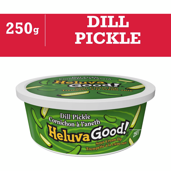 Heluva Dill Pickle Sour Cream Dip 250 g, $1.80/100g