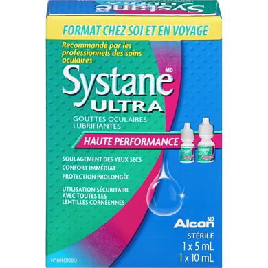 Systane Gouttes oculaires lubrifiantes Ultra 15 ml, 116,60 $/100ml