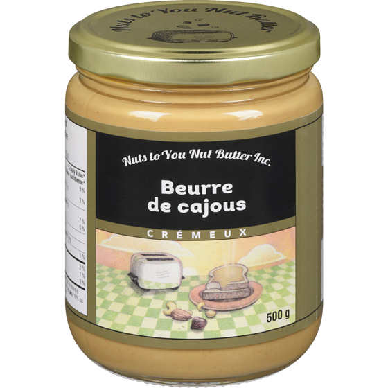 Nuts to You Beurre de noix de cajou crémeux 500 g, 2,80 $/100g