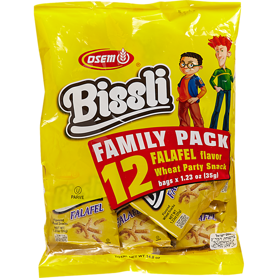 Osem Kosher Bissli, Falafel 12x35.0 g, $3.57/100g